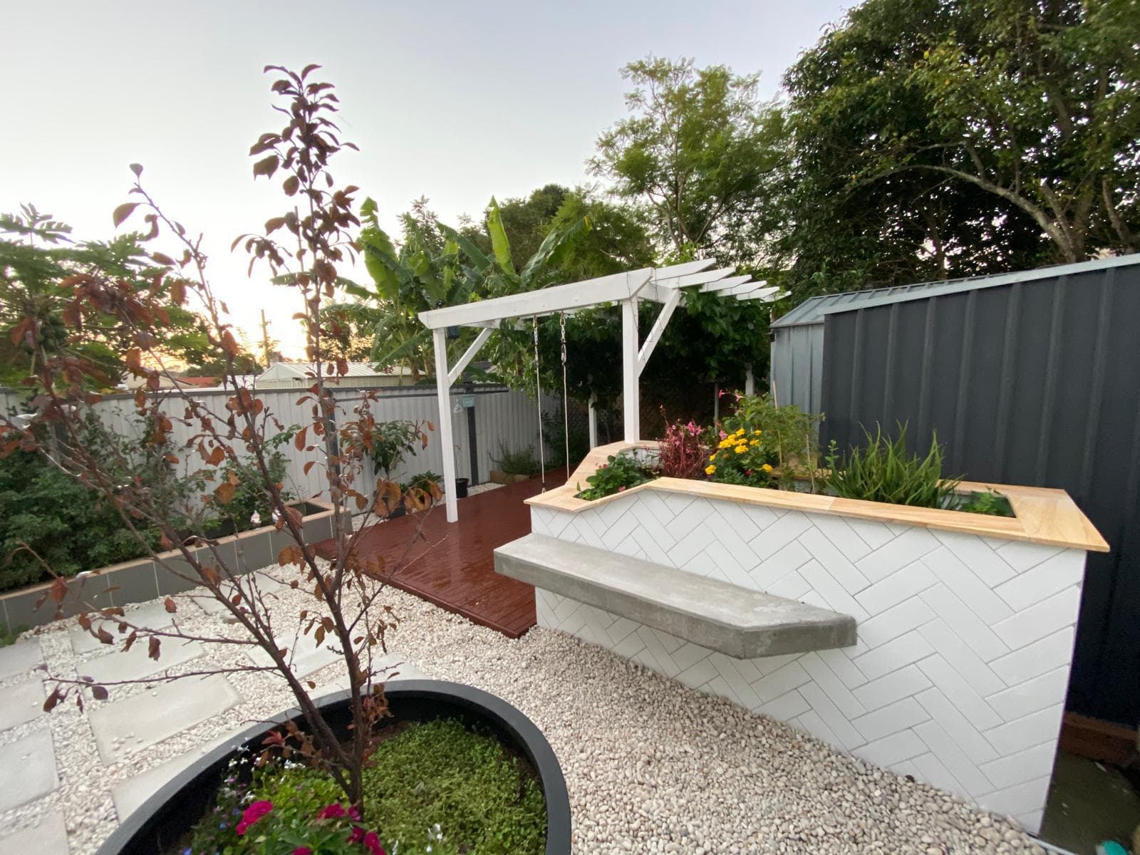 Landscaping and decking